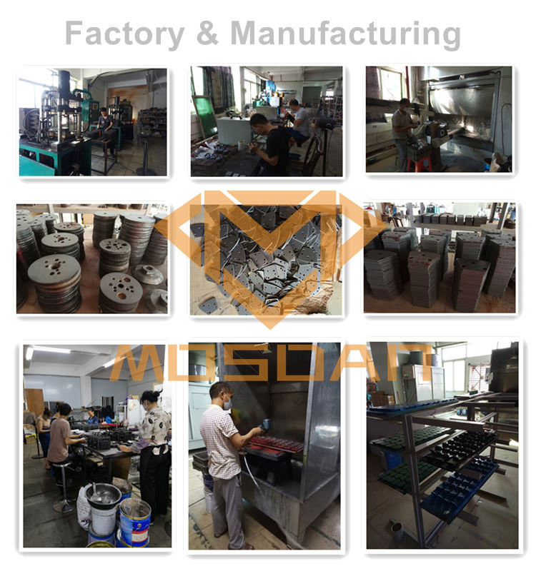 Mosdan Metal Bond Diamond Grinding Shoe Manufacturing process