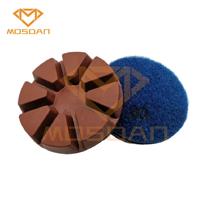 8 pies copper bond polishing pads